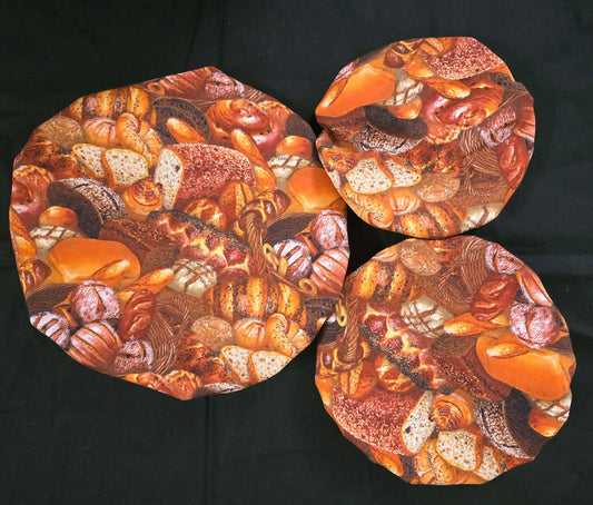 Reversible Bowl Covers -Bread Variety