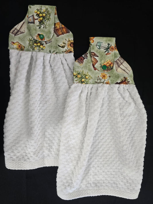 Honeybee & Lemon Tree Hanging Towel