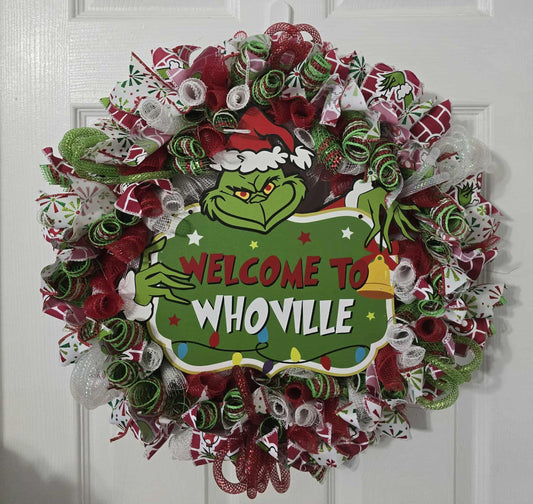 Grinch Whoville Wreath