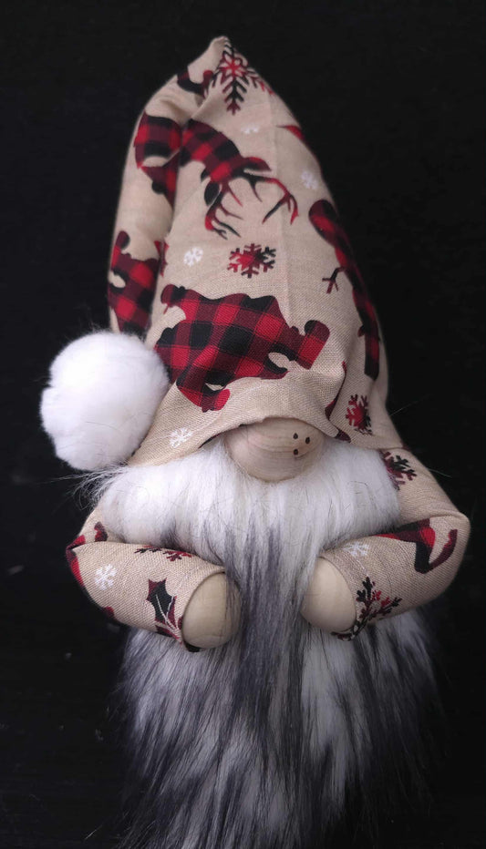 Plaid Ornaments Gnome
