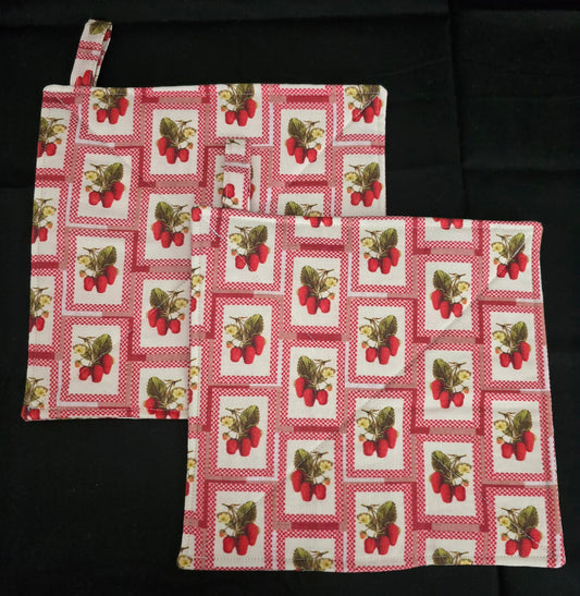 Strawberry Pot Holders