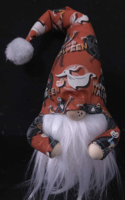 Halloween Jack & Sally Gnome